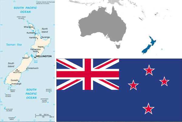 New-Zealand-maps-and-flag