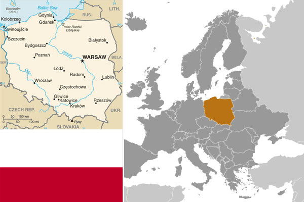 Polish-map-and-flag