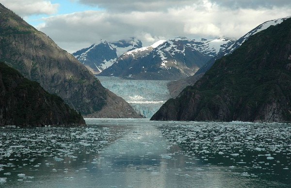 Glacier in Alaska. Photo by Peter Mulligan.