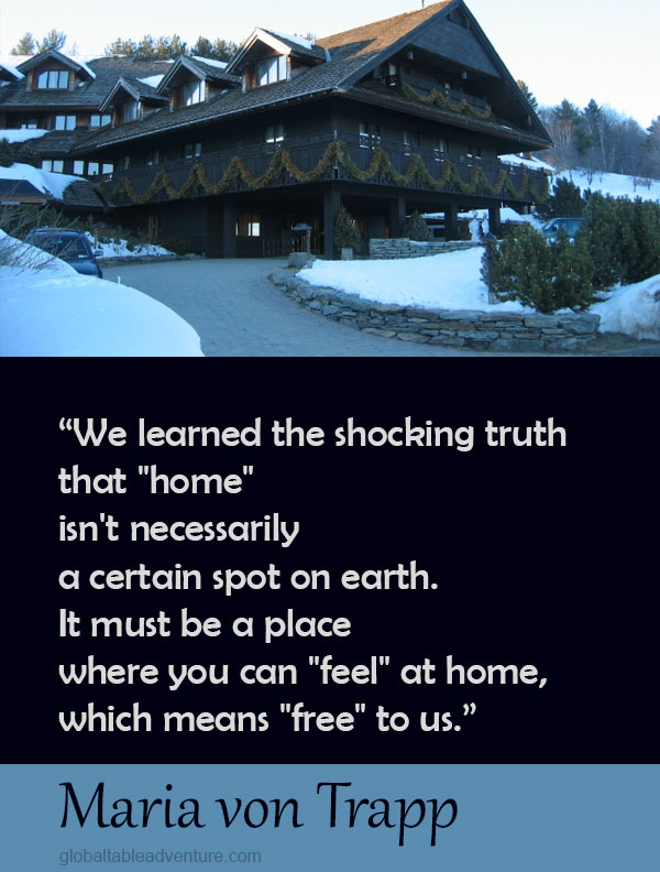 Maria Von Trapp quotation, plus dozens of other inspiring quotes from around the world.