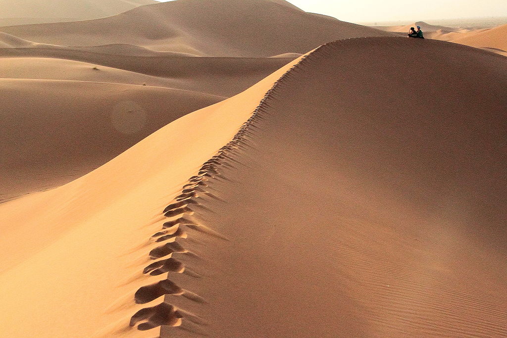 Moroccan Sand Dunes by Jamou.