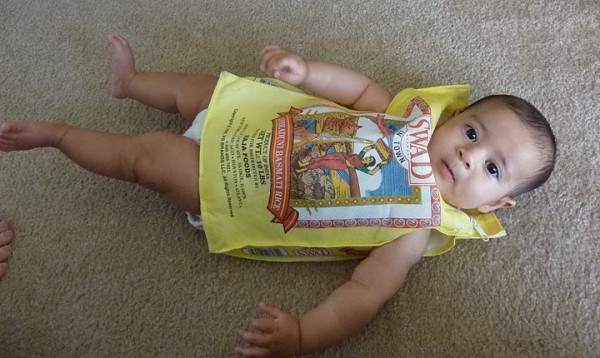 Basmati Rice Costume (16 Halloween Costumes Made from the World’s Most Iconic Foods)