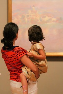 Studying Monet at Philbrook in Tulsa, Oklahoma