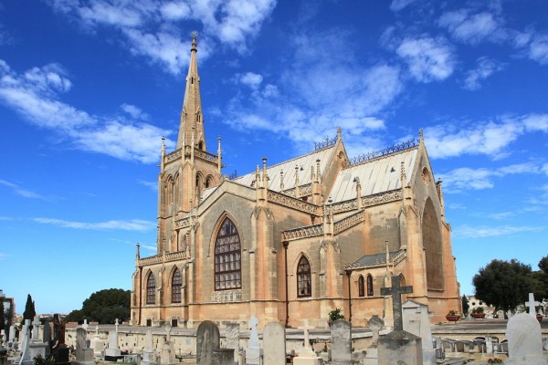 Addolorata Cemetery Chapel at the Addolorata Cemetery in Paola, Malta. Photo by Frank Vincentz.