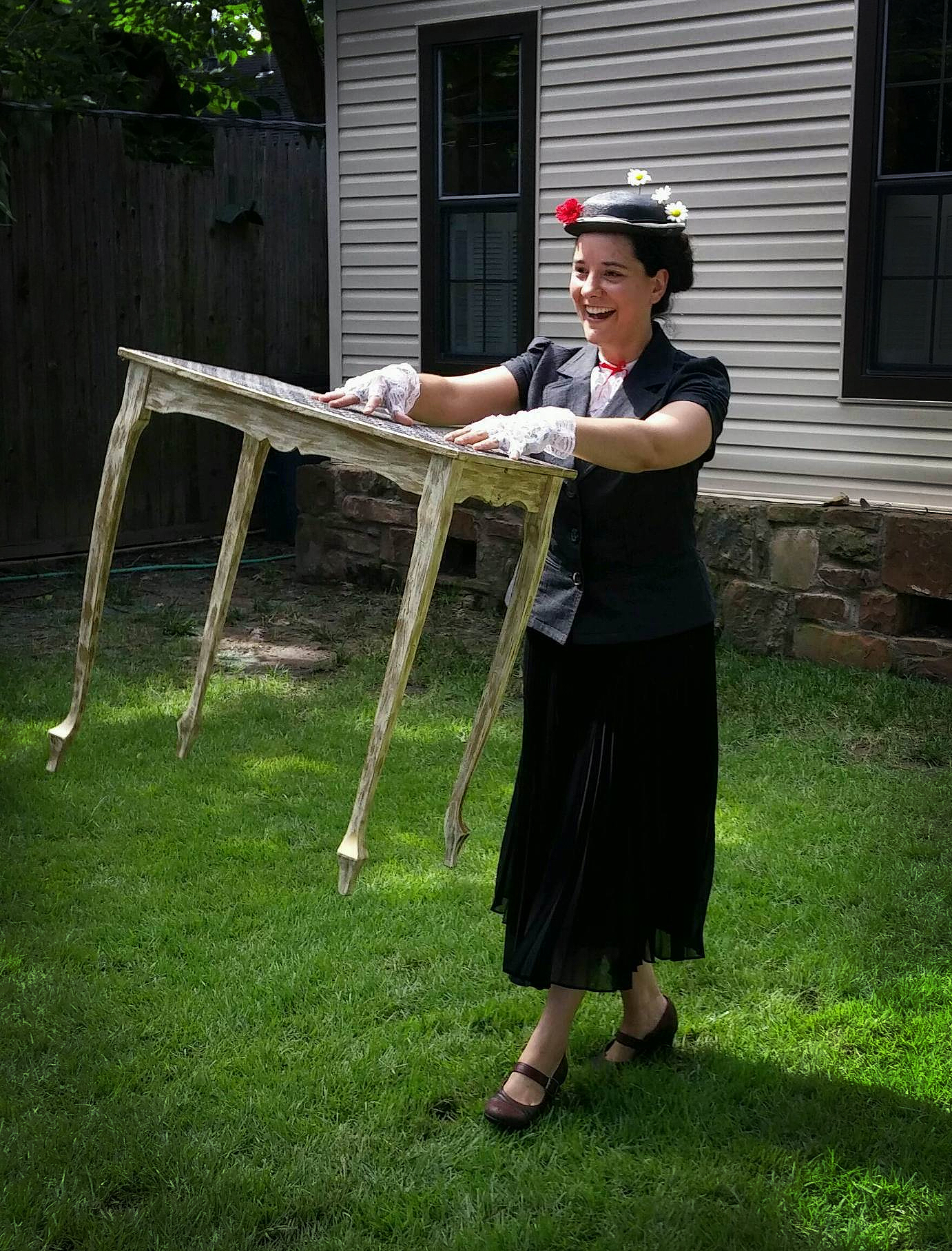 Mary Poppins Floating Table Trick
