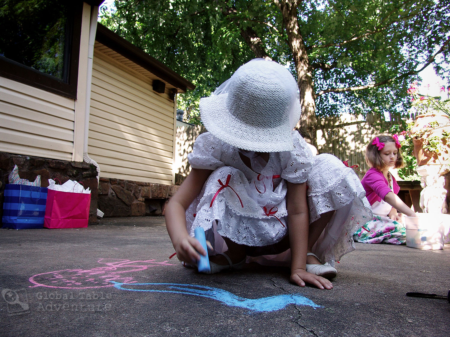 Mary Poppins Sidewalk Chalk