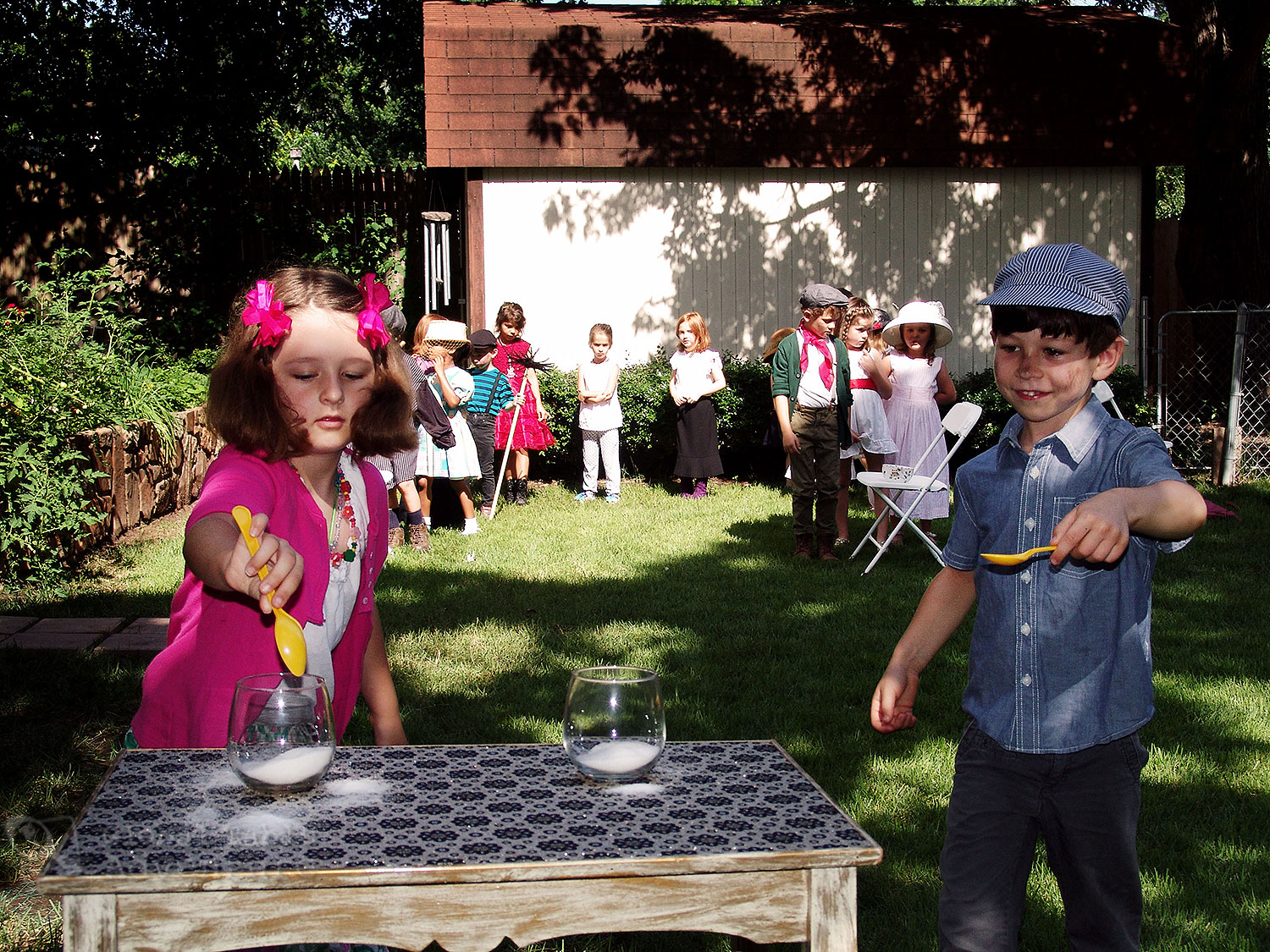 Mary Poppins Birthday Party: Spoonful of Sugar Game