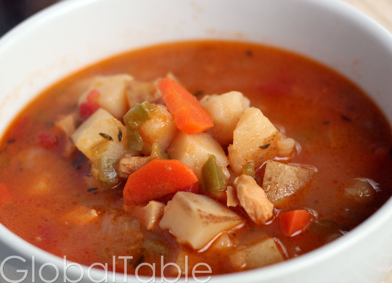 Bahamian Conch Chowder, yum!