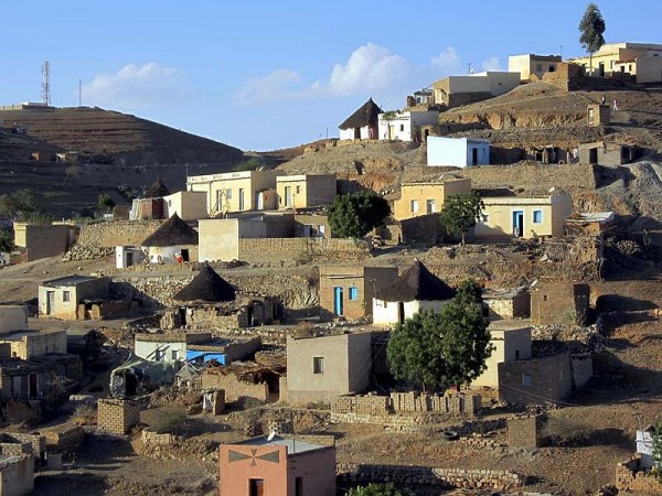 "Village Houses in Eritrea" by David Stanley from Nanaimo, Canada.